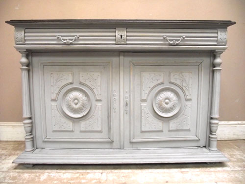 french antique painted buffet base